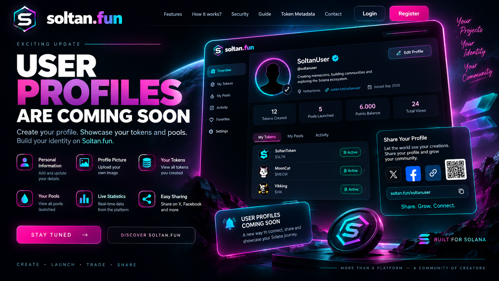 Profile update: Soon Availble